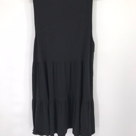 J.Crew Womens Sleeveless Black Tiered Dress knit cotton Size XXL - Picture 12 of 14
